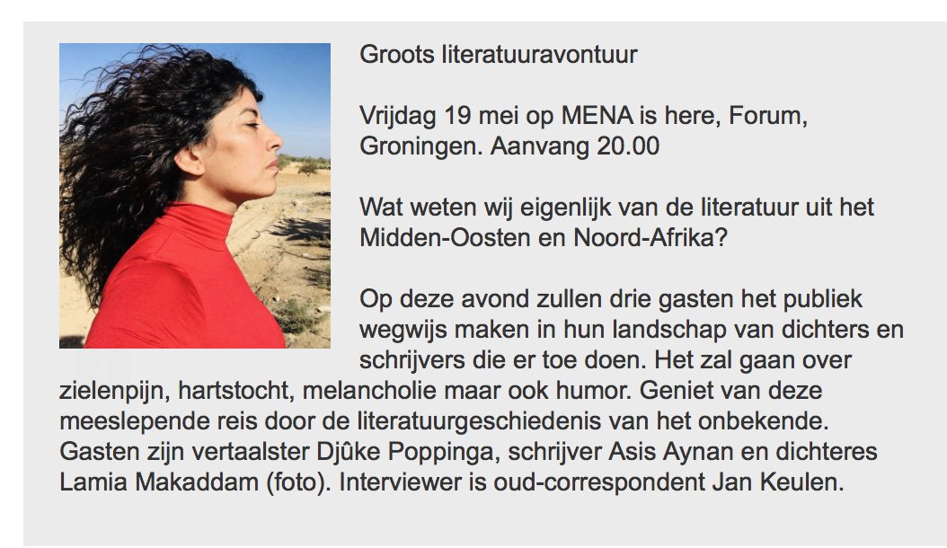 Vrijdag de 19e in Groningen? Ga mee op literatuuravontuur...