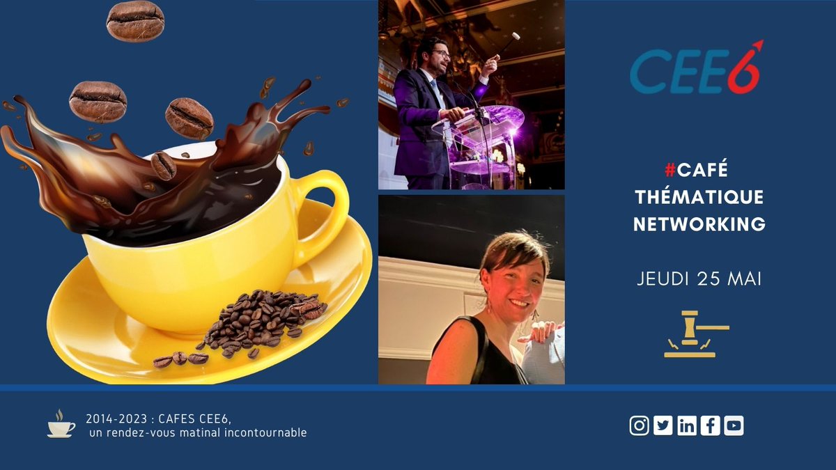 CEE6_LYON's tweet photo. #agenda #café #cee6 #engagement #solidarité #coopération #entreprises #entrepreneurs #lyon6 #enchères #art #expertise
🍮 Jeudi 25 mai, café thématique et networking dans un lieu inédit, avec l'intervention de Maylis DUBREZ et Clément Schintgen (Médicis Enchères) - Sur inscription https://t.co/wVelDTlUmr
