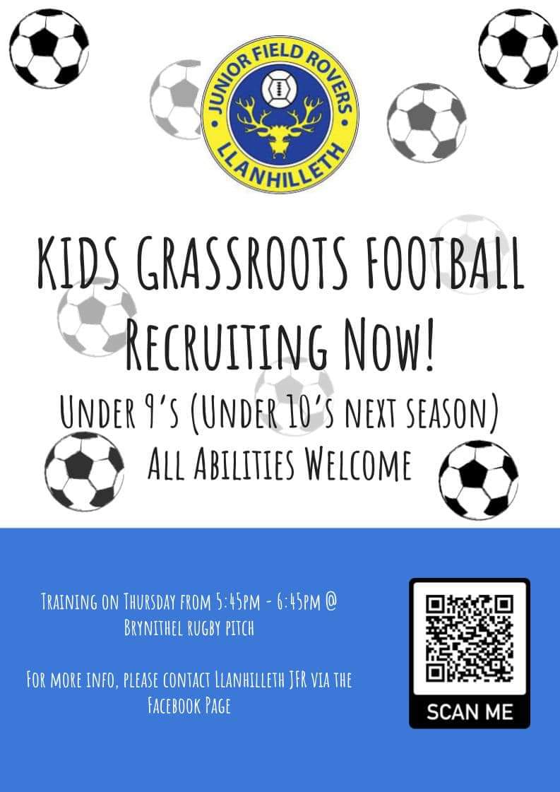 LlanAFC's tweet photo. Would your child like to try something new? We’re recruiting now for our Under 10’s team 💫

DM us for more information on how to sign up! ⚽️ https://t.co/4umlcORuTA