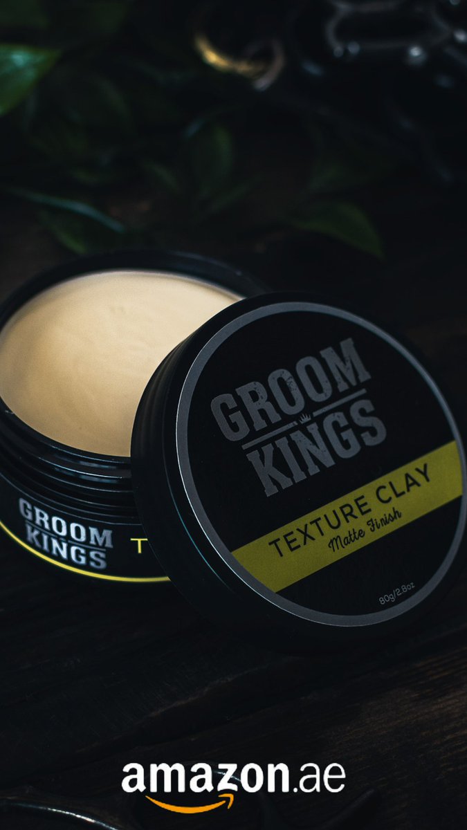 groom_kings's tweet image. "🌟 Our best-selling Texture Clay is a game-changer for achieving effortless and stylish hairstyles. Get the perfect hold and definition without any greasiness. Enhance your grooming routine with our Texture Clay! 💇‍♂️✨ Grab yours now on #AmazonAE: 
amazon.ae/Groom-Kings-In…