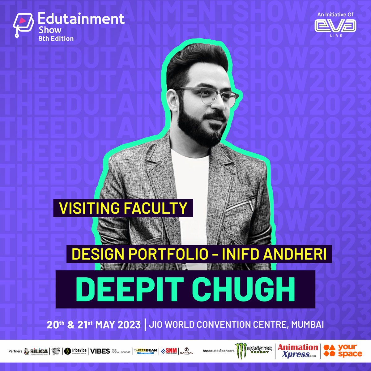 TribeVibeLive's tweet photo. Get ready to be captivated! The wait is almost over - just 3 days until “@EdutainmentShow” 🙌🏻
Come join us on 20th and 21st May, 11am to 7pm, at the @JioWorldCC with some amazing speakers like #AleksandraRotar #DeepitChugh #ArchanaKochhar and more ❤️
Register for FREE now! https://t.co/lZafZMGjfq