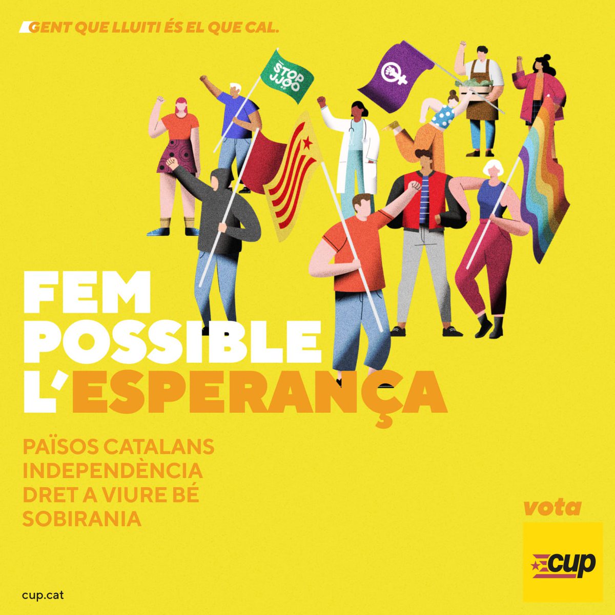 La independència des de baix, construint sobirania des de la participació i la defensa del territori.

Pots consultar el nostre programa complert al següent enllaç: palausolita.cup.cat/noticia/progra… 

El #28M #VotaCUP