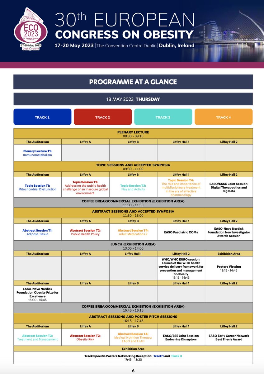 We are looking forward to another packed agenda at #ECO2023 today!
Tag <a href="/EASOobesity/">EASO</a> and <a href="/ASOIreland/">ASOI</a> in your tweets throughout the day. 

#obesity