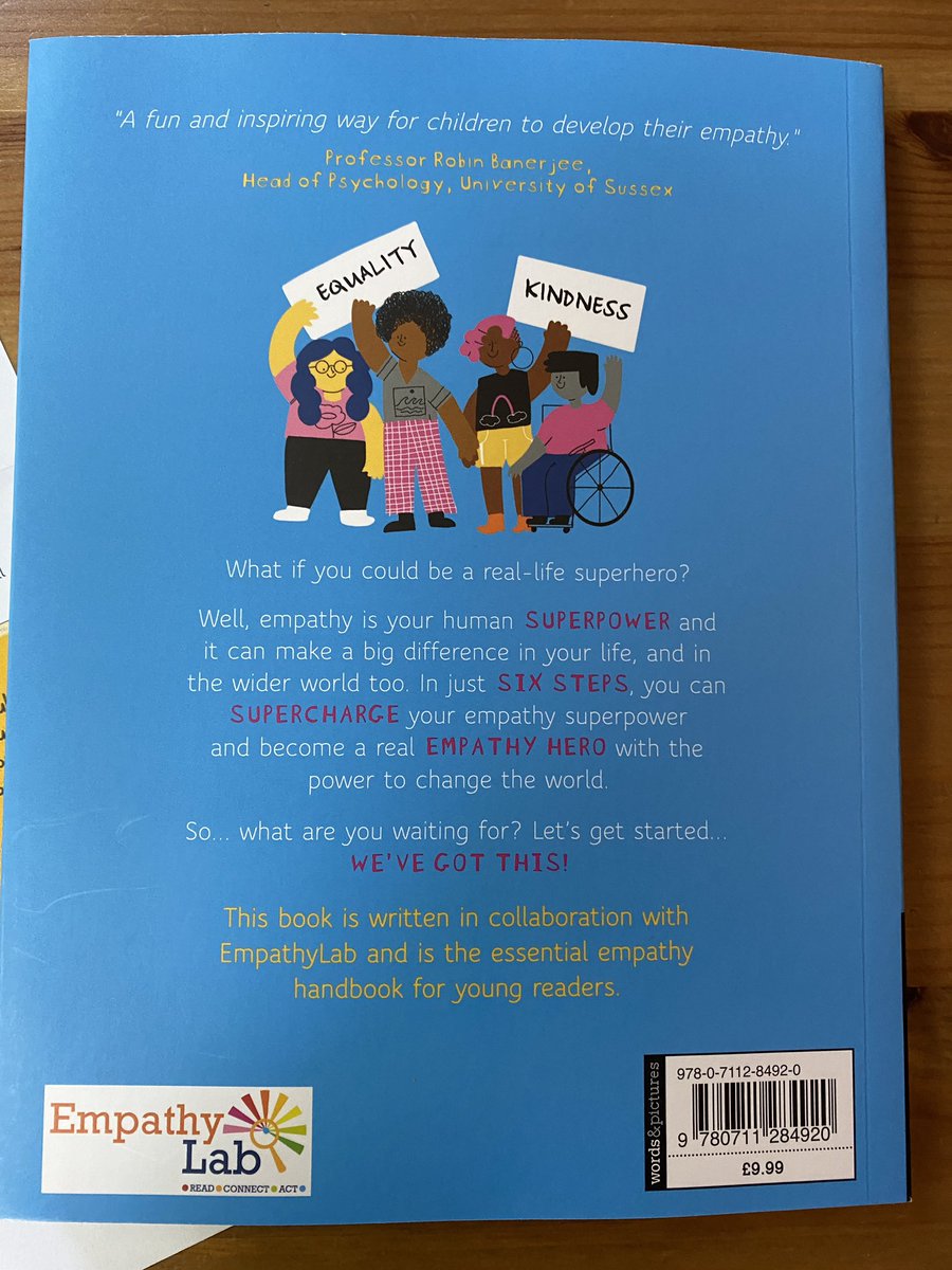 MaisieWrites's tweet image. Happy book birthday to We’ve Got This! by @RashmiWriting in partnership with @EmpathyLabUK, illustrations by Juliana Eigner. A positively fabulous book with six ideas for boosting empathy in our lives and making the world a better place! #wevegotthis #empathylab