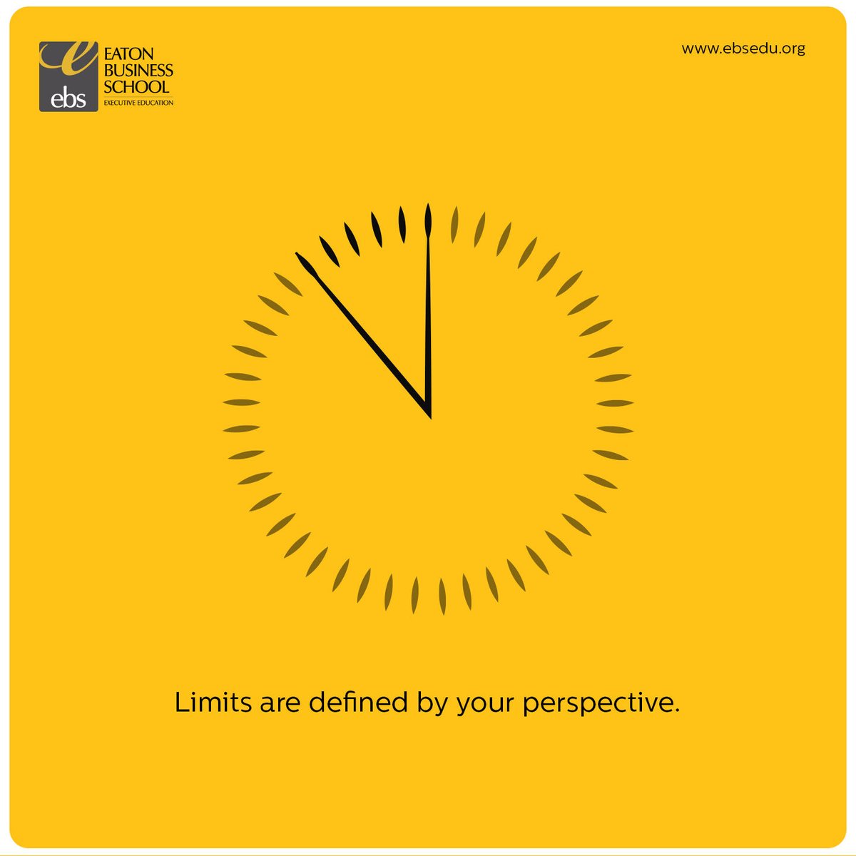 EatonBizSchool's tweet image. The way we view the world shapes our reality, including our relationship with time. 

By being mindful of our perspective and expanding our vision, we can unlock new opportunities and experiences.

#Managementconcepts #BigDreams #ThinkBig #NeverGiveUp #EatonBusinessSchool #EBS