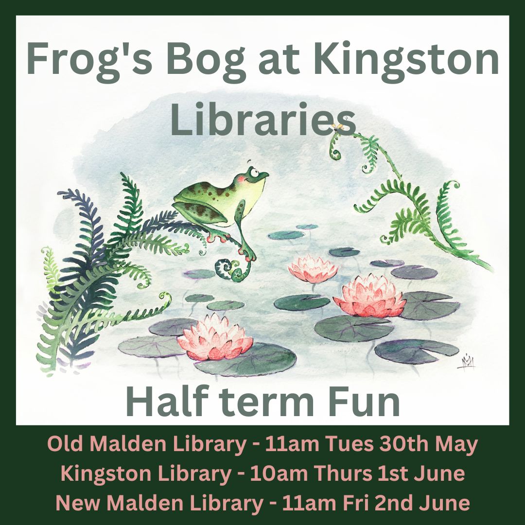 Planning #halfterm kids activities? Here's a list of the @kinglibheritage I'll be taking Frog's Bog to; reading, activity sheets and frog crafts. #kingstonlibraries #kidscreativity #kidlit #childrensbooks