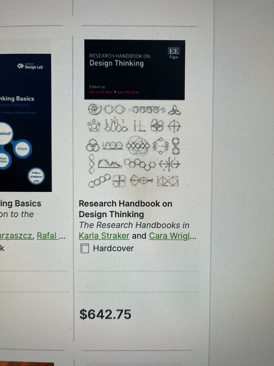 Who says academia in design doesn’t pay …..<a href="/highqualtweets/">Karla Straker</a> #designthinking