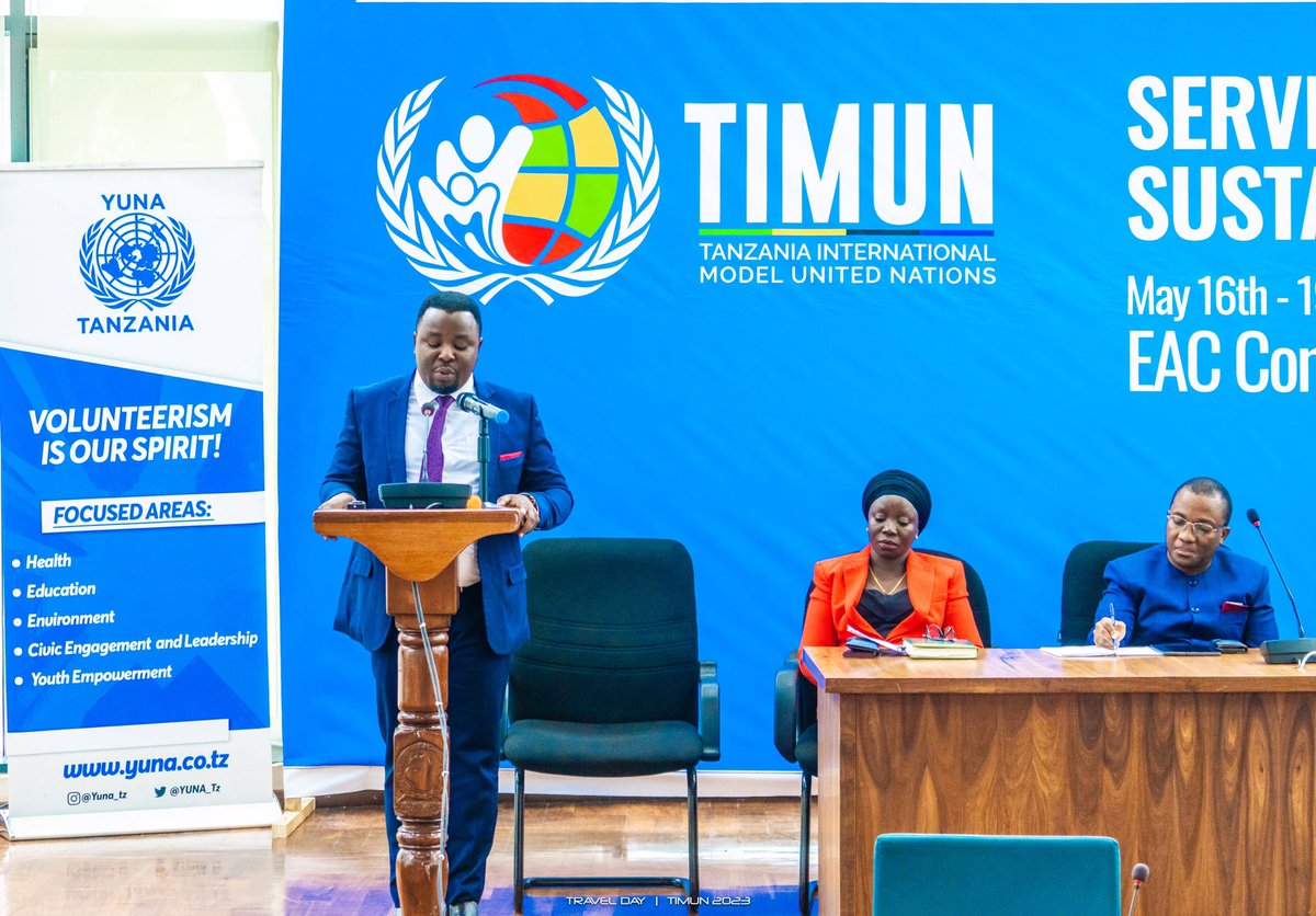YUNA_Tanzania's tweet image. We were humbled to have thr Vice Chaiperson from UNA Mr. Benedict Kikove who also gave a warming speech to the delegates!

#yunatz. #timun23