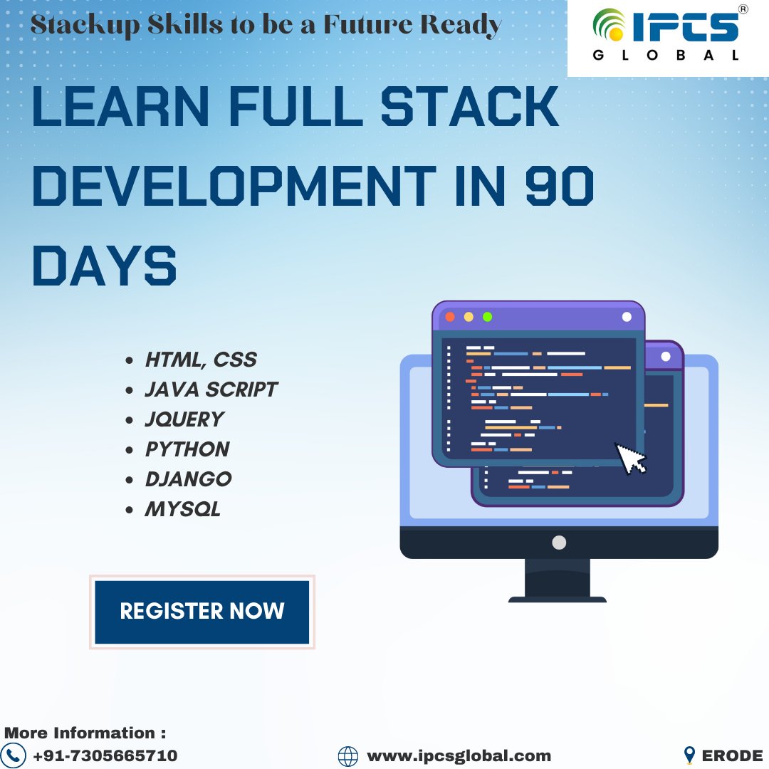 IpcsglobalErode's tweet image. #pythonerode #pythonprogramming #pythonregius #pythoncode #python #pythoncourse #pythontraining
ipcsglobal.com/python-data-sc…
