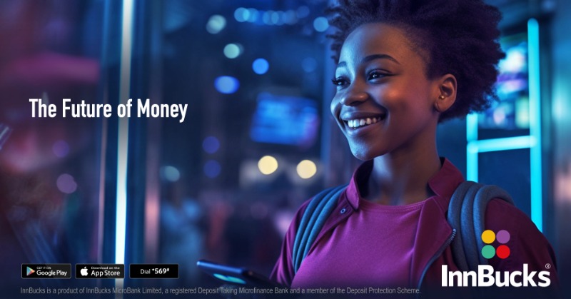 Download the #InnBucks app or dial *569# today! #TheFutureOfMoney