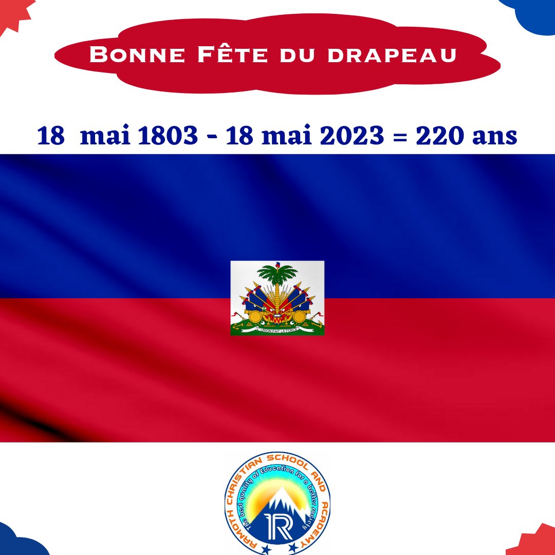 ramotheducation's tweet photo. #haitianflagday
#Bonnefetedudrapeau https://t.co/jXHxNTWa9b
