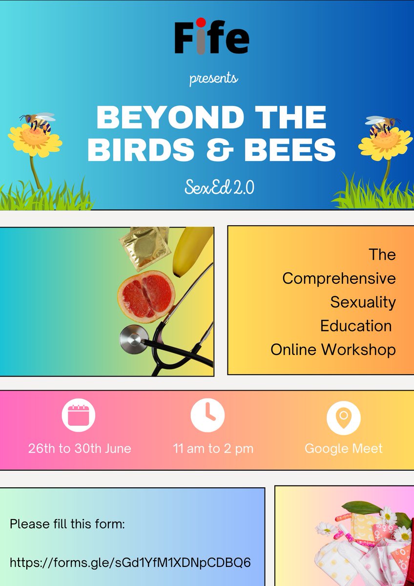 FIFE_Org's tweet photo. Beyond The Birds &amp; Bees: The #CSE Online Workshop
To secure your spot in this transformative workshop, please fill out the registration form using the following link: Registration Link: https://t.co/rGMFkuMpgm #education #learning #students #media #sexuality #sexualityeducation https://t.co/tTLsFGGakh