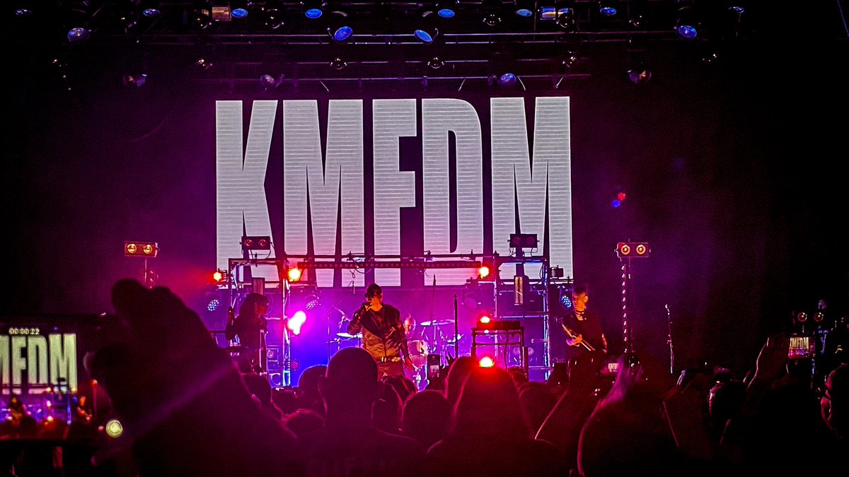 DanCleary79's tweet photo. Stronger than ever, ever before! @kmfdmofficial blew my balls clean off at The Belasco in DTLA tonight. Most of you know I don’t pay to see live music, but some bands are the exception. First time I saw them was 1995 on the Beat By Beat Tour. That was a blast. #RipTheSystem https://t.co/xUo3G1Jmtn