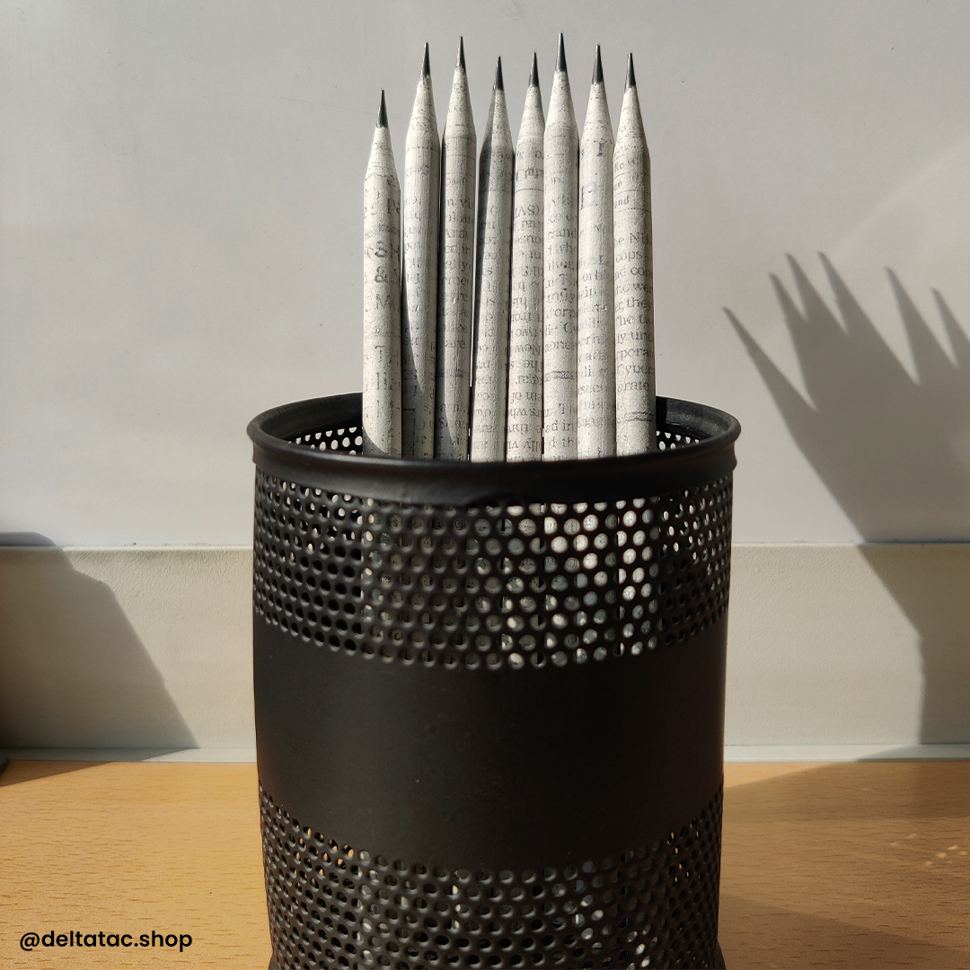 deltatac_shop's tweet photo. #deltatac #green #initiative #pencils
Presenting wood free, recycled paper pencils. Easy to sharpen and a delight to write with. Play you part in saving trees !
Buy Link : https://t.co/5tNZGsrNvF
#ecofriendly #writinginstrument #caligraphy #author #pencils #savetress #earth https://t.co/XYqb2MrOC9