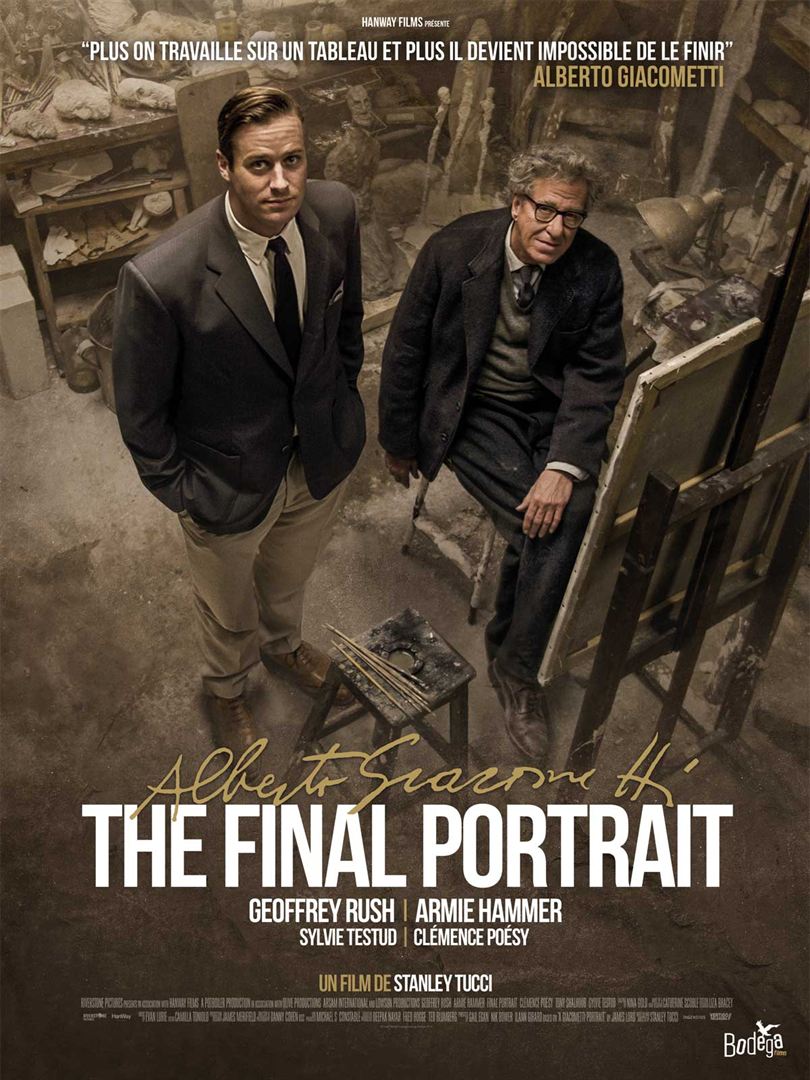 I finally watched Final Portrait yesterday and now I'm a little bit in love with James Lord. 💙
#ArmieHammer
#stanleytucci 
#GeoffreyRush