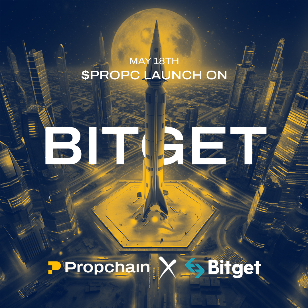 Propchain is all set to make its debut on not one, but two prominent exchanges TODAY! 🔥

@bitgetglobal, recognized as one of the top global crypto exchanges and a trusted platform for crypto trading, will be the second exchange to list $PROPC at 2 PM UTC [4 PM CET]!

Get ready