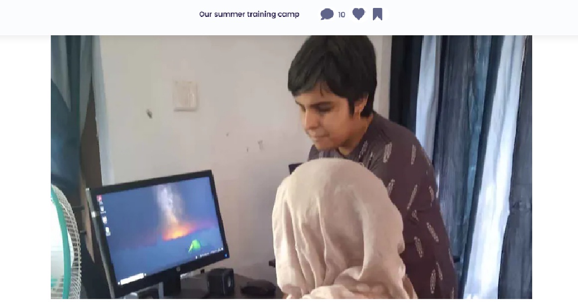 BrarTiffany's tweet photo. What else more than a small initiative and making our time meaningful and worthy. Click on to read the story on worldpulse.
#WorldPulse
#tiffanybrar
#visuallyimpaired
#assistivetechnology
#computertraining
https://t.co/dsQ9QgFEnY https://t.co/XtmzKKvVpD