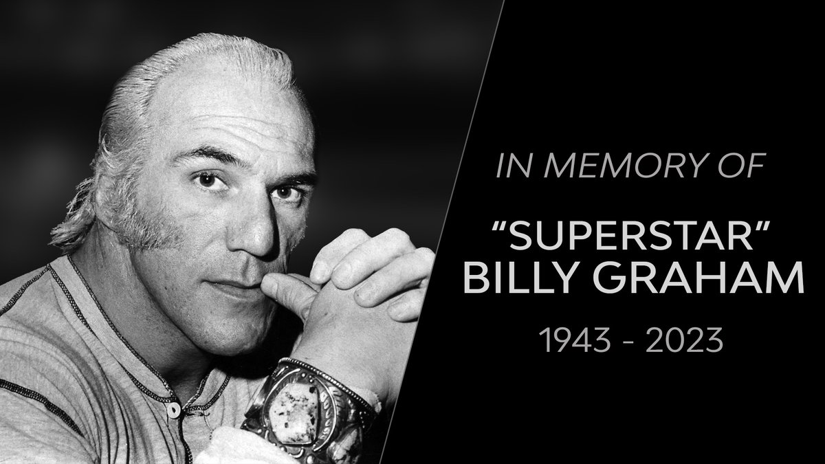 AEW joins the wrestling world in mourning the passing of Superstar Billy Graham.  Our thoughts are with his family, his friends and his fans.