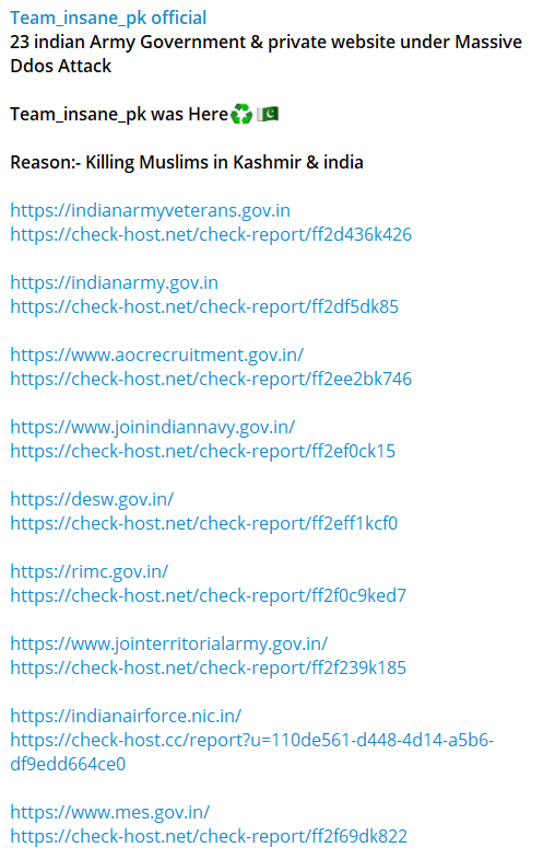 Hintli Bilgisayar Korsanları, Kerala Cyber ​​Xtractors, Pakistanlı hacker Pakistan'a Siber Saldırı, Hindistan'a Siber Saldırı