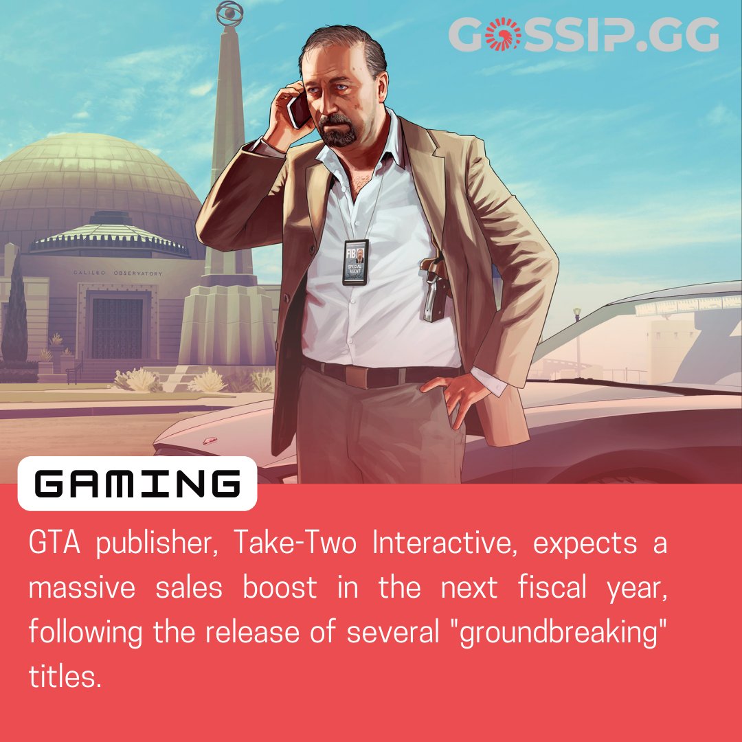 Take-Two Interactive has massive plans for the fiscal year ending March 2025, expecting net bookings of over $8 billion. This could possibly be hinting at the launch of GTA 6 in the next fiscal year. 

#GTA #GTA6 #TakeTwoInteractive #RockstarGames #gaming_news #Gossip #GossipGG