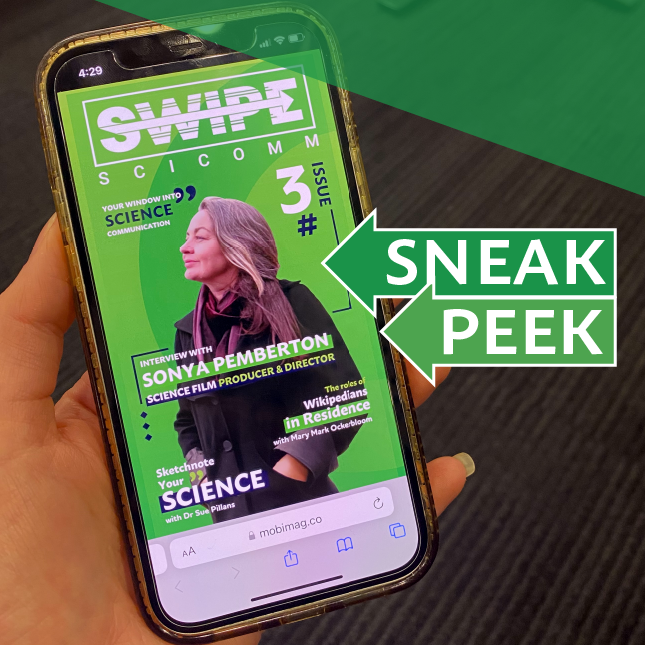 Animate_Science's tweet photo. 📣Exciting news!

Our next issue of SWIPE SciComm is just around the corner, &amp; we can hardly contain our excitement!🌟

Get ready for another edition packed with inspiring interviews, articles &amp; visuals to ignite your curiosity.📚

#GetReadyToSwipe #SWIPESciComm #Comingnextweek https://t.co/H3PDX2ODuU
