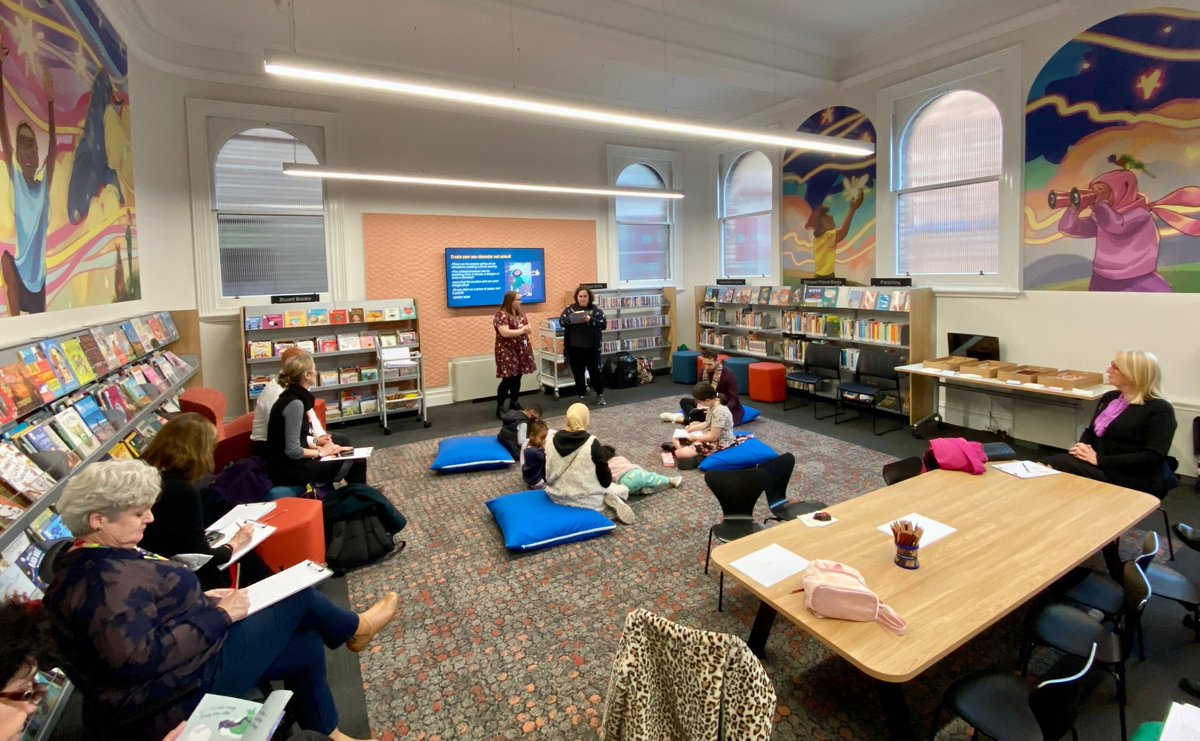 I love libraries and it was an absolute pleasure to open the refurbished North Melbourne Children’s Library. This space is absolute magic, brought to life by murals by Gundijtmara/Kirrae Wurrong artist Patricia McKean.