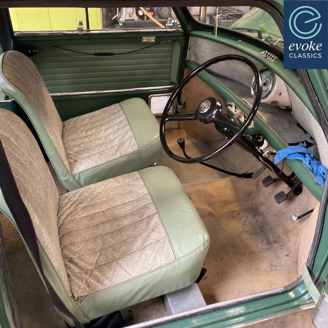 EvokeClassics's tweet photo. ENDING TODAY AT 4PM
1962 Austin Seven Mini
https://t.co/zi4NPLQnSb
+ Heritage Certificate
+ In Almond Green
+ Matching numbers
+ Remarkable original condition
#Mini #AustinMini #MiniSeven https://t.co/LIAtQR8G3a