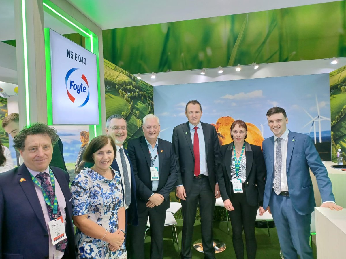 Proud to meet food companies flying the Irish flag in China at the SIAL food expo in Shanghai today with <a href="/Bordbia/">Bord Bia - The Irish Food Board</a>.

It has been a very successful <a href="/agriculture_ie/">Dept of Agriculture, Food and the Marine</a> trade mission to China this week.

I look forward to seeing this added value market develop on the back of this week.