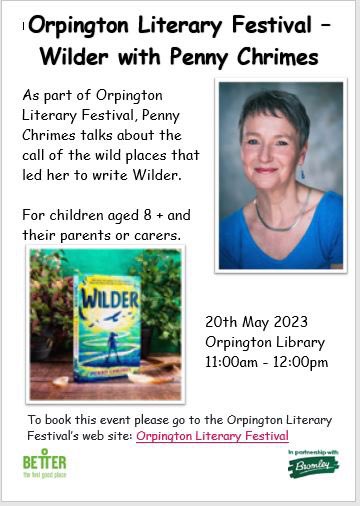 We can’t wait for @pennychrimes to visit #OrpingtonLibrary this Sat at 11.am as part of the #OrpingtonLiteraryFestival. To book go to:  orpington1st.co.uk/visiting/orpin… @Orpington1st @LBofBromley @Better_UK @LDNLibraries