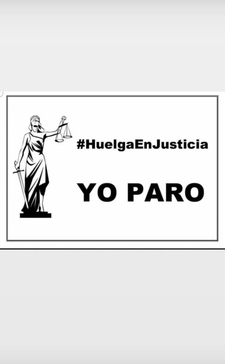 #huelgafuncionariosdejusticia 
#HuelgaDeJusticia 
#yoparo