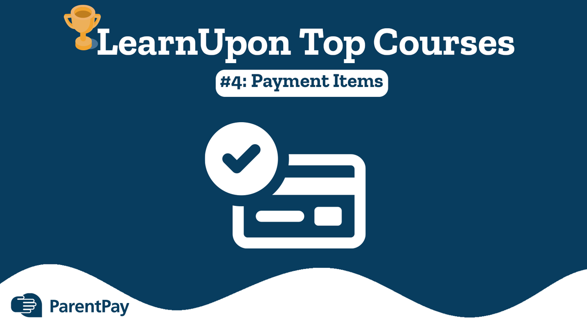 ParentPay's tweet image. Learn with our #eLearning Hub's top 5 recommended courses this #LearningatWorkWeek. 

This course is designed to assist you in building payment items on your ParentPay site. Self-enrol yourself here to start.👇
bit.ly/3M1ryCg 

#LAWWeek #professionaldevelopment