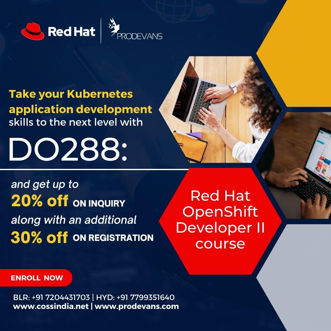 cossindia's tweet image. Ready to unlock the full potential of Kubernetes application development? 
REGISTER NOW: lnkd.in/d-2jK9Me
Join our DO288 webinar and dive into an exhilarating journey.
#DO288Webinar
#KubernetesDevelopment
#ApplicationDeployment
#KubernetesTraining
