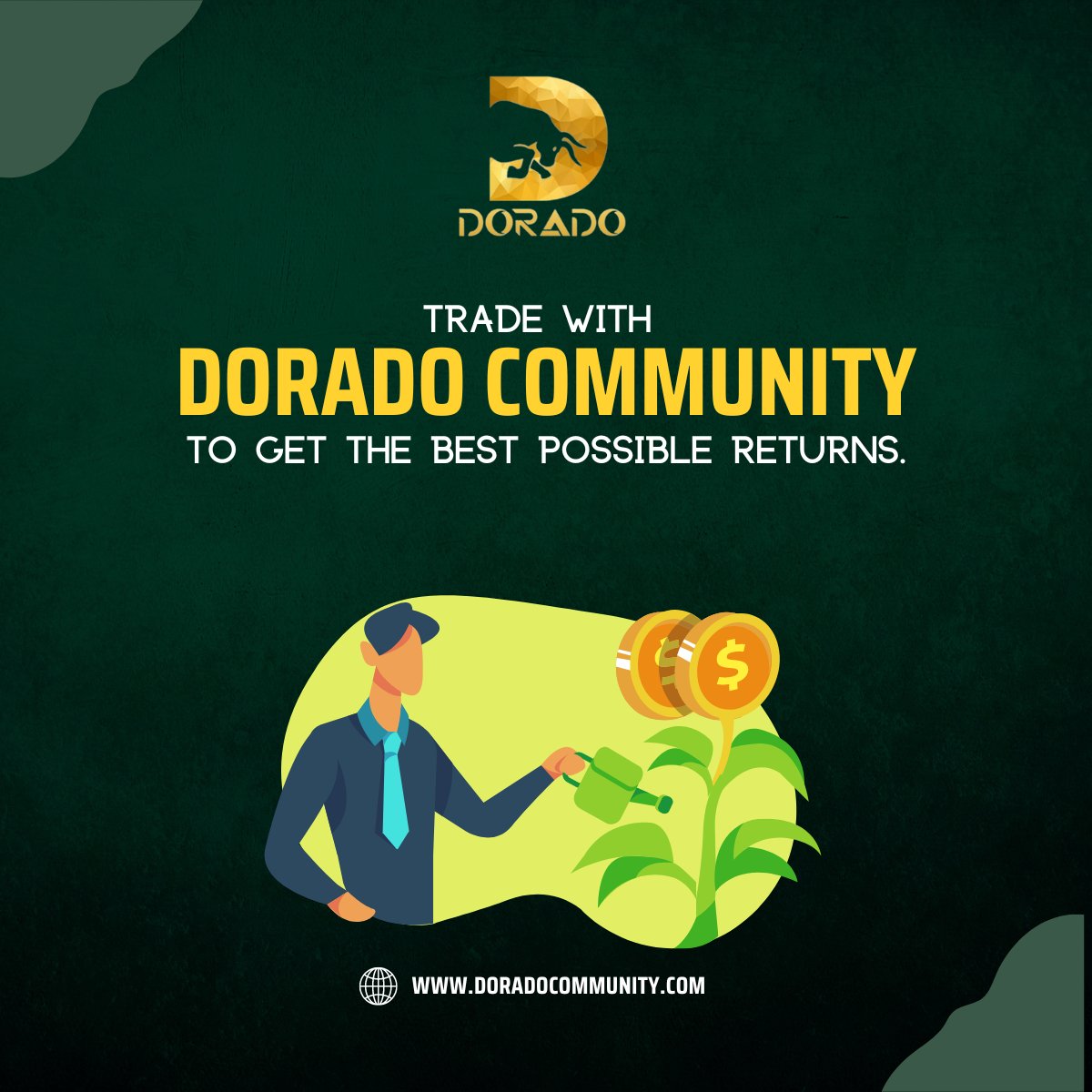 CommunityDorado's tweet image. Unlocking Your Potential: Dorado Community, Delivering Unparalleled Returns for Your Investments.

#unlockingyourpotential #investmentreturns #financialopportunity #investinginsuccess #communityempowerment #investmentgrowth #financialfreedom #wealthcreation #smartinvesting