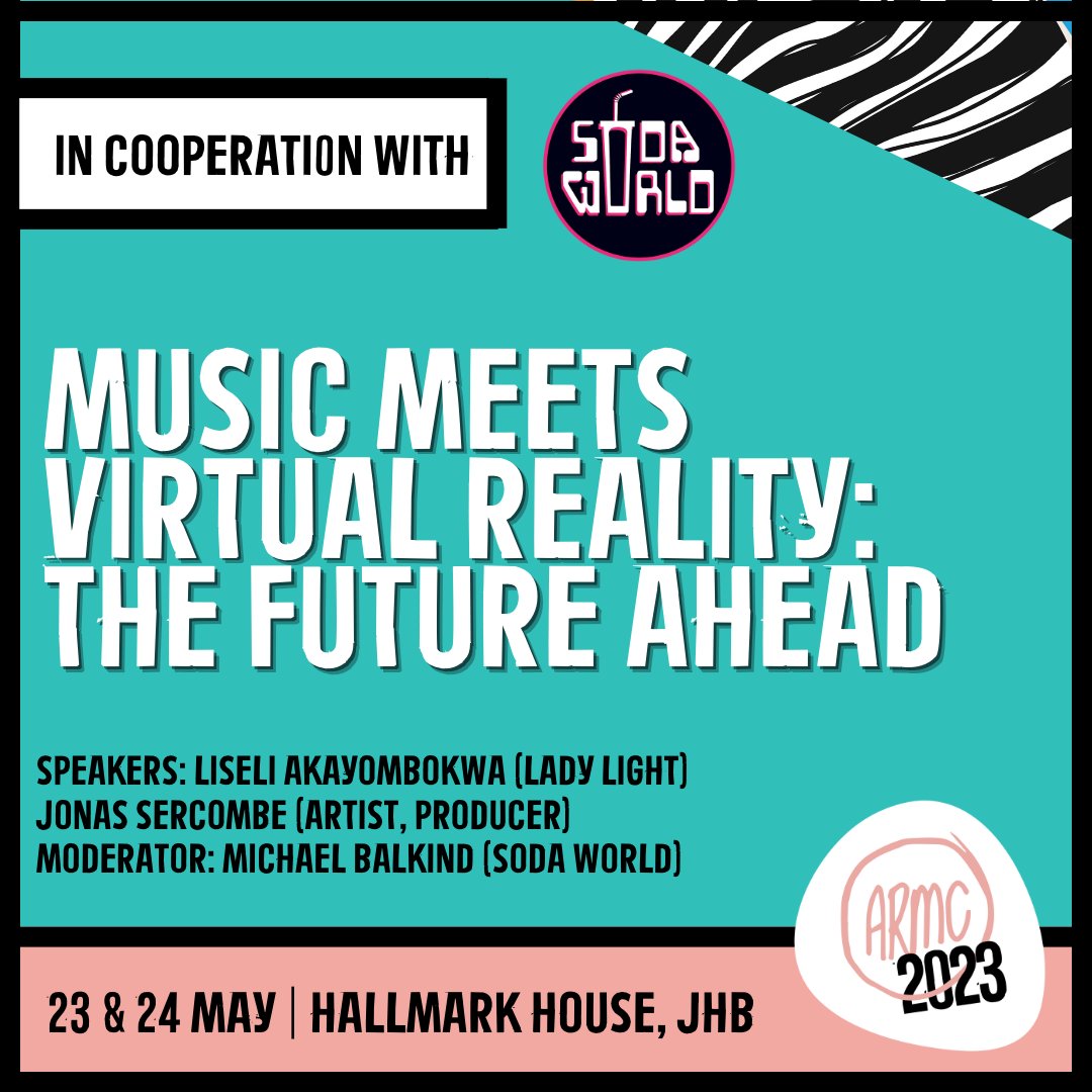 Catch me at the Africa Rising Music Conference in Johannesburg, speaking on the intersection of music, VR, Web3 and how these technologies are shaping the African music ecosystem! #NFTCommunity #NFTs #VR #VRMusic #MusicNFTs #nftart #web3 #web3music #AfricanMusic #zambianmusic