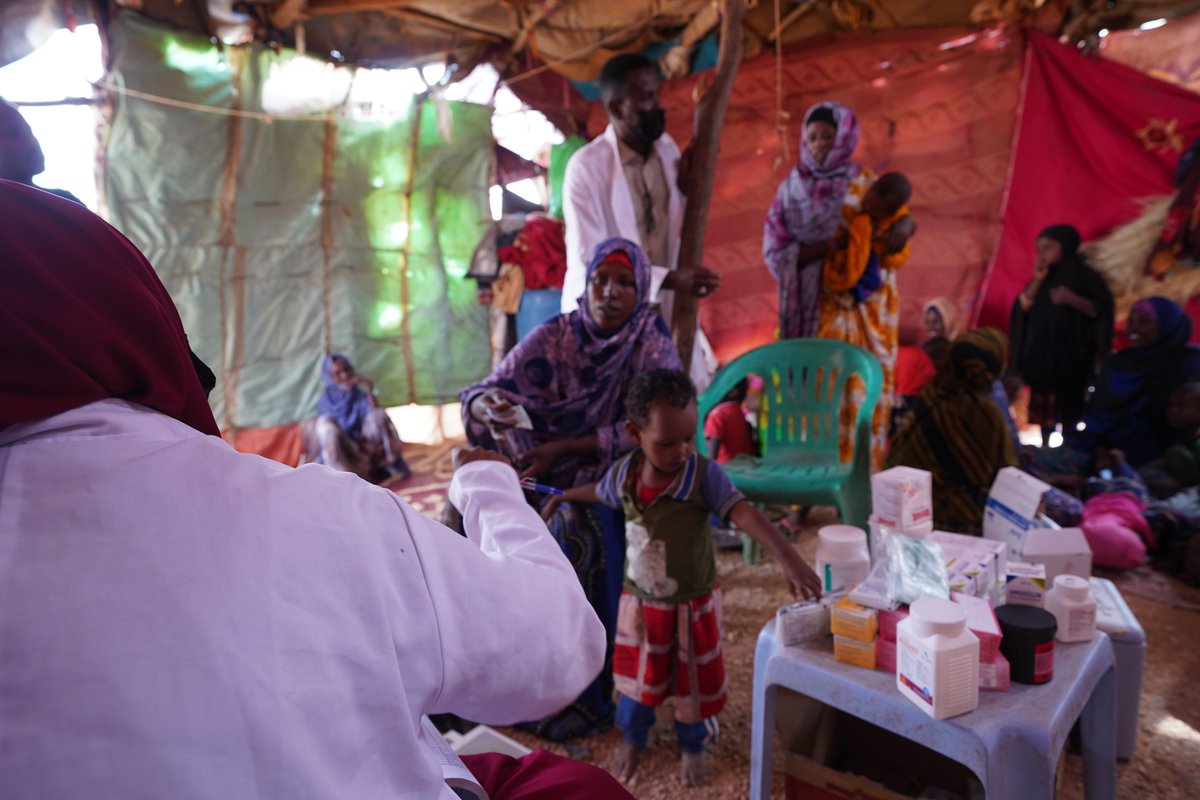 unicefsomalia's tweet photo. In Pictures: Mobile health & nutrition clinic in #Qardo.
Thanks to @USAIDSavesLives we are bringing essential health and nutrition services to communities living in rural and hard-to-reach areas. https://t.co/ZMCPUy5VjD