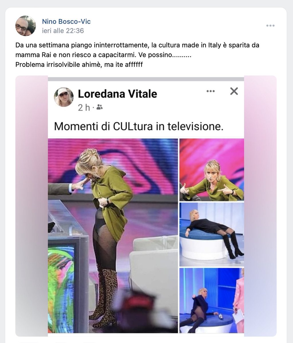 adrianobusolin's tweet photo. la #cultura #deviata in #rai https://t.co/kHRojWQnjt
