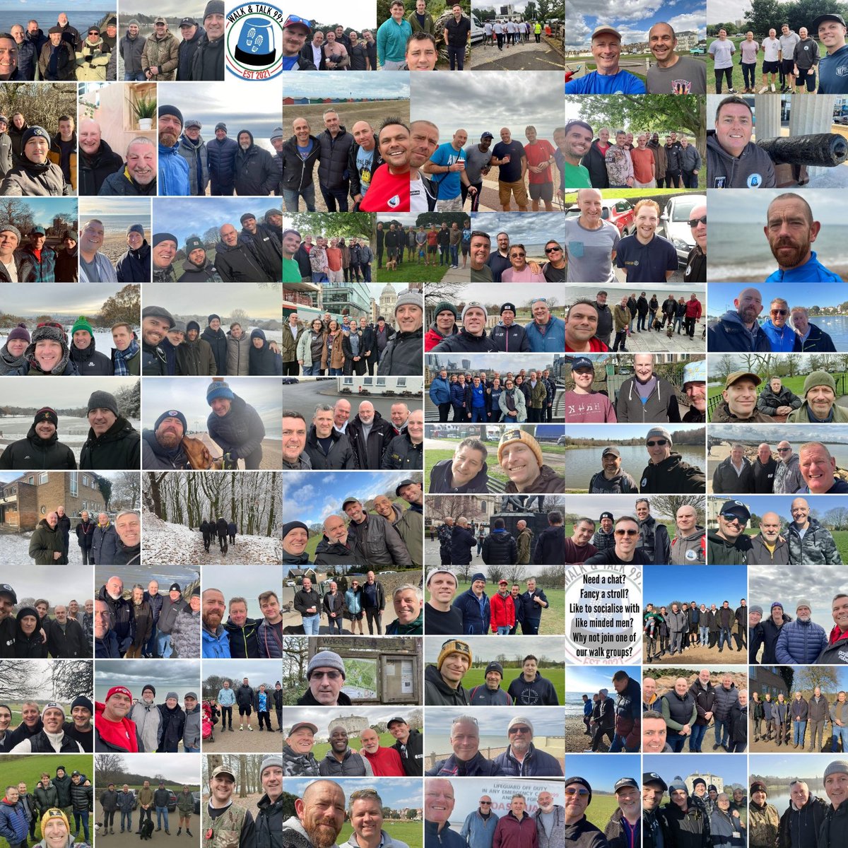 WalkandTalk999's tweet photo. *Can you help us reach more people by sharing our post*
Here is a list of our weekly walks! Open to serving/served & retired Men in the emergency services,NHS & Armed forces
If you're not a fan of having your photo being taken you don't have to! Please don't let it put you off https://t.co/TBWrS8AXGc