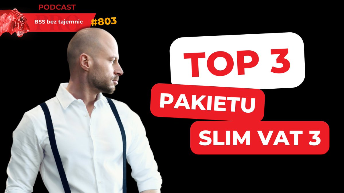 drwiktor's tweet photo. Hello Linkedin!

Na dziś serwujemy od rana 803 odsłonę podcastu BSS bez tajemnic, a w niej rozmowa z Piotr em Chojnackim, z TA&amp;TPT, który wybrał TOP 3 zmiany z pakietu SLIM VAT 3

Zapraszam- https://t.co/pDkItWl7dK

#podcast #BSSbeztajemnic #biznes #VAT #SLIMVAT3 #PiotrChojnacki https://t.co/XQhgkeswFL