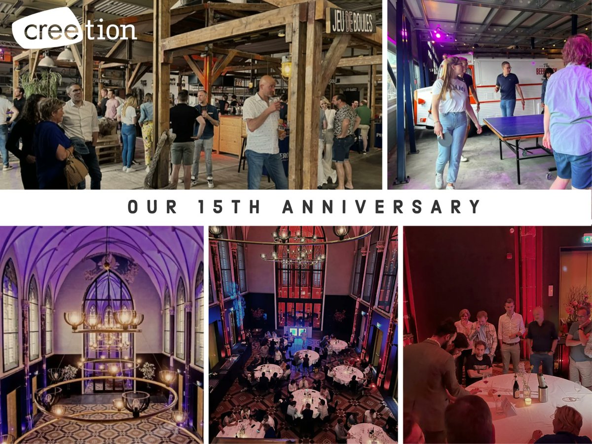 Creetion (@creetion) on Twitter photo π Last weekend, we had our 15-Year celebration of Creetion with our employees π
An afternoon full of fun, joy, and unforgettable memories at <a href="/STRND_Breda/">STRND Breda</a>
and a memorable dinner party at the prestigious <a href="/nassaubreda/">Hotel Nassau Breda</a>.
Read our full story:
buff.ly/42HFpVu π Last weekend, we had our 15-Year celebration of Creetion with our employees π
An afternoon full of fun, joy, and unforgettable memories at <a href="/STRND_Breda/">STRND Breda</a>
and a memorable dinner party at the prestigious <a href="/nassaubreda/">Hotel Nassau Breda</a>.
Read our full story:
buff.ly/42HFpVu