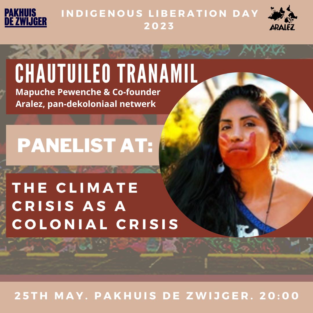 chautuileo's tweet photo. #IndigenousLiberation #pakhuisdezwijger #25mei #klimaatcrisis #aralez #80/20 #ClimateJustice
@pakhuisdezwijger @maxdeploeg @aralez
25 mei Voor iedereen die meer wilt weten over dekolonisatie, climatejustice en inheemse perspectieven https://t.co/M0byeeB8No
