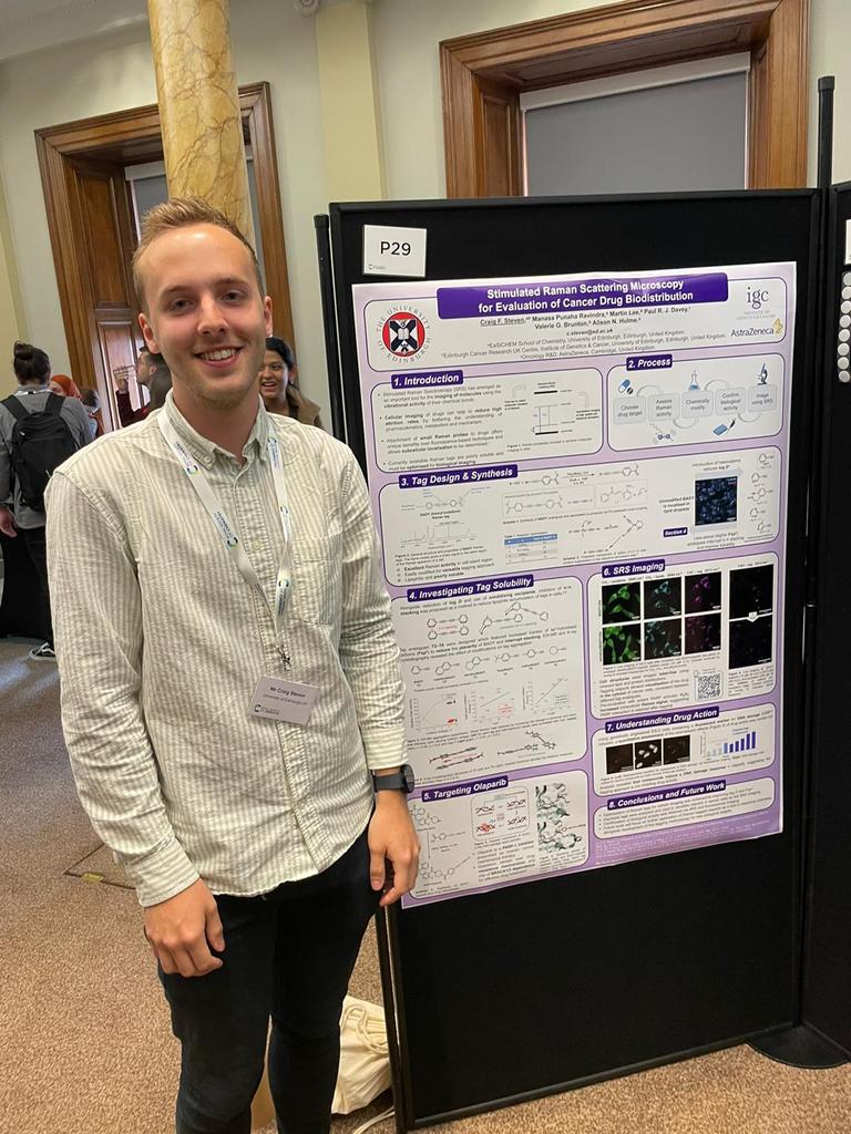 csteven_'s tweet photo. Great to attend this year's @RSC_CBBG @rsc_chembio Chemical Biology Symposium in London and present some of my work. Even better to win one of the poster prizes! https://t.co/n0MnmyLCDA