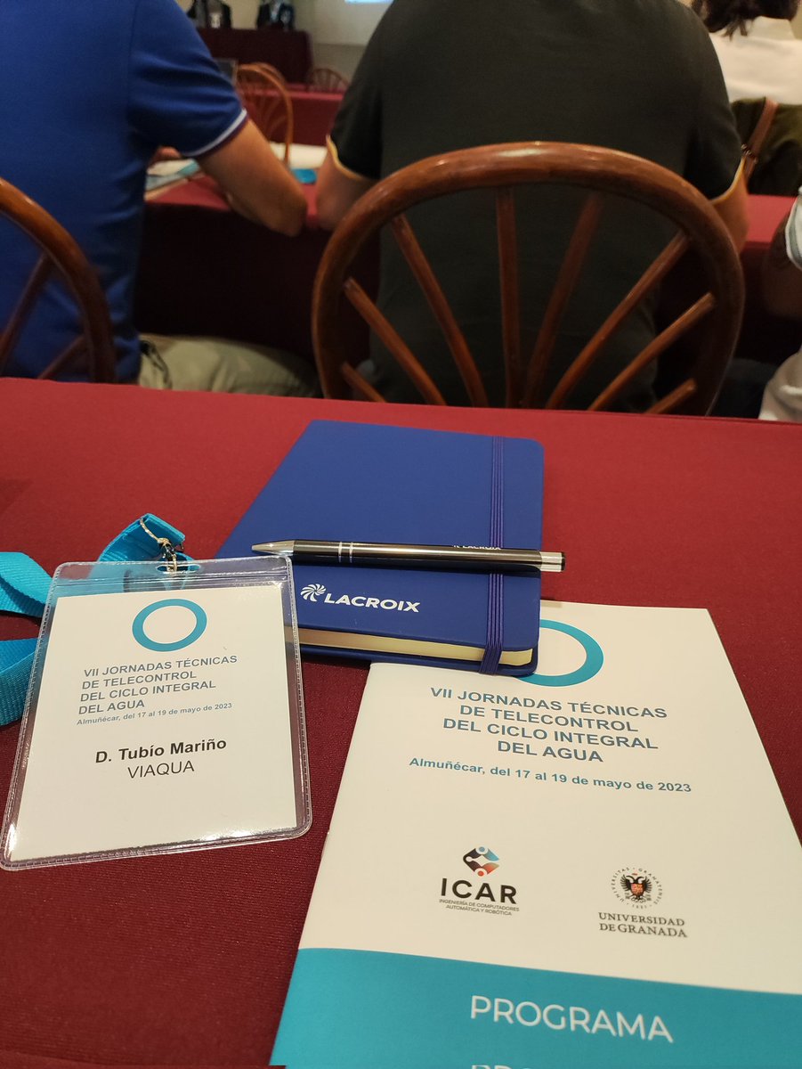 Comienzan las jornadas, con muchas ganas de aprender y mostrar lo que hacemos en @VIAQUA