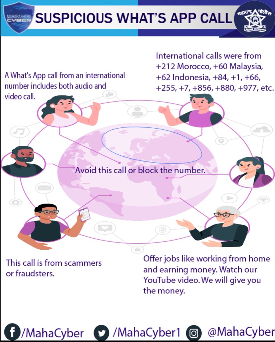🛑Beware! Getting random calls on WhatsApp from international numbers? Don't respond 🛑
