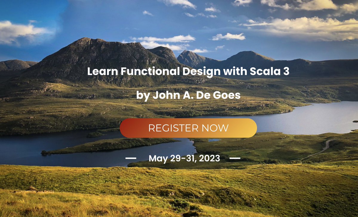zivergetech's tweet image. Dive into Functional Design with #Scala3! 💡 Guided by @jdegoes, you'll navigate functional domain modeling, operator orthogonality, advanced GADTs, ZIO library techniques, and more. Break free from jargon and get practical. 💪
Mark your calendar and register today:…