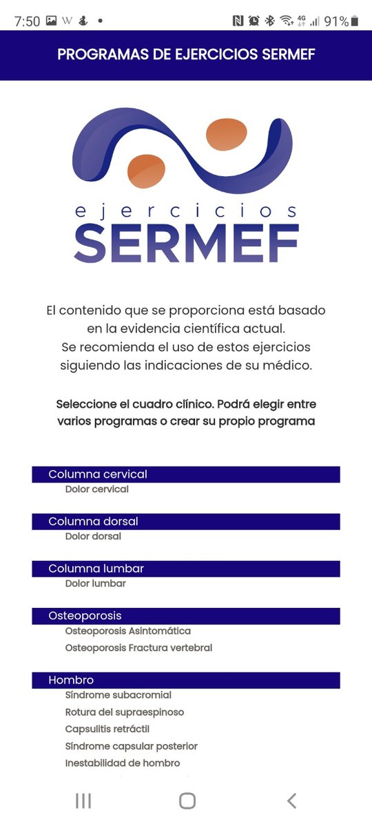 📢¡Profesionales de #medicinafisicayrehabilitacion!

Hoy presentamos la nueva versión de nuestra web de ejercicio terapéutico💻 Una herramienta top para el abordaje del dolor musculoesquelético🔝

En 2022, contó con más de 26.000 usuarios al mes 📈

¡No te lo pierdas!👀 #SERMEF2