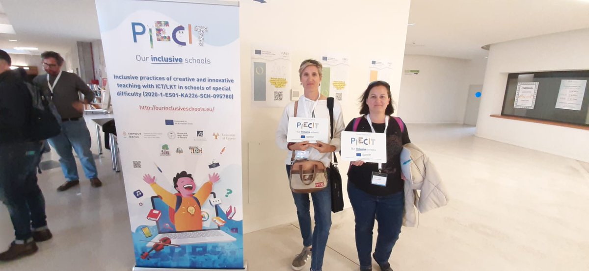 The schools of the PIECIT inclusive schools network, at the congress being held at <a href="/unizar/">Universidad Zaragoza</a> <a href="/EUErasmusPlus/">Erasmus+</a> <a href="/CampusIberus/">Campus Iberus</a> #PIECIT #InclusicveSchools