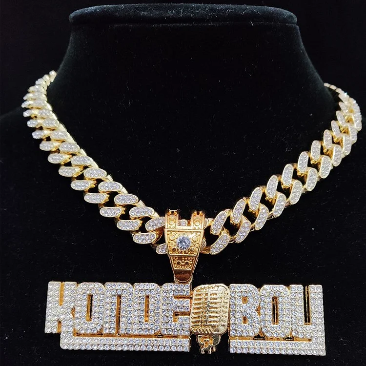 zulaboxjewelry's tweet image. Iced Out Letter KONDE BOY Pendant with 13mm Cuban Chain Necklace Jewelry
Buy Now &amp;gt;&amp;gt;&amp;gt; tinyurl.com/4zudfme5
#cubanchain #necklace #chainnecklace #icedoutjewelry