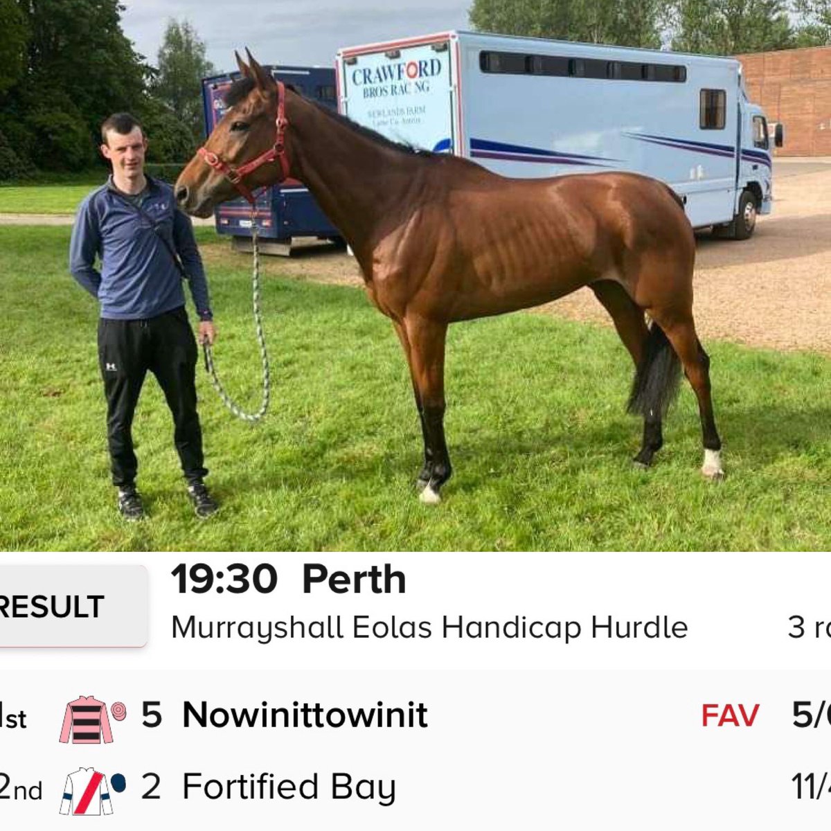 Two happy customers this morning after a lovey win at <a href="/PerthRacecourse/">perthracecourse</a> yesterday.
🙌🙌 #teamwork #crawfordacademy