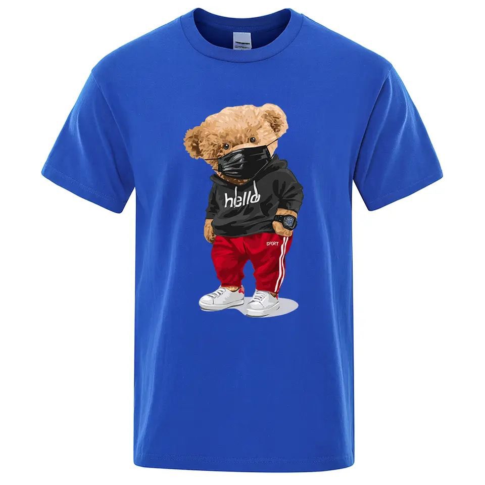 100% Cotton Sports Mask Bear Print Short-sleeved T-shirt
#tshirt #fashion #tshirtdesign #tshirts #clothing #streetwear #casualshirt #shirt #casualstyle #apparels #tshirtdesign #menstyle #fishinglife #womenswear #menswear #mensfashion #fashionstyle #tshirtprinting #hoodies #tshirt