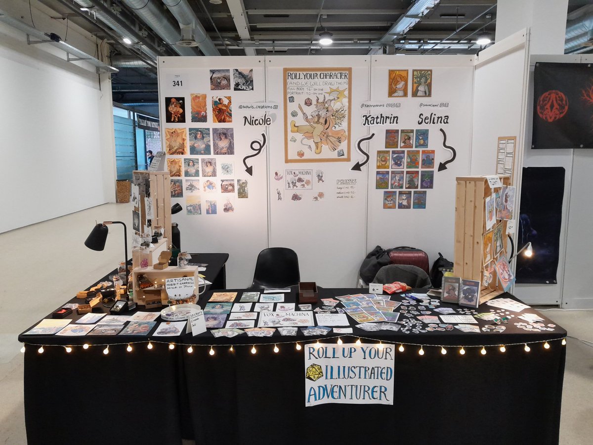 Bin die ganze Auffahrt mit Freunden an der Fantasy Basel freue mich über Besuch am Stand 341 ^^

Will be at Fantasy Basel with friends all Ascension, if you're there visit us at booth 341!
